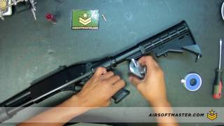 Installing the CQB Russian HPA on Jag Scattergun Gas Shotgun