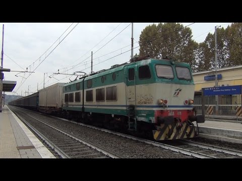 E655.411 sul MRS 68366 Villa San Giovanni Bolano - Bologna Interporto, in transito a Settebagni