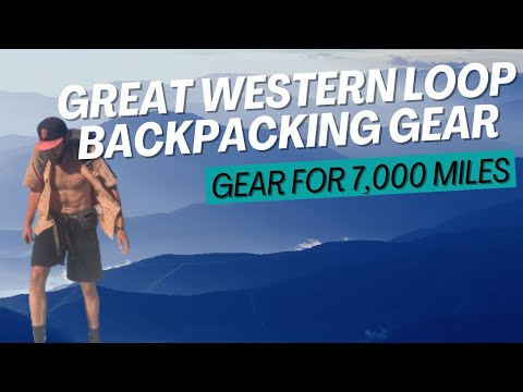 Great Western Loop Backpacking Gear to make it through 7,000 miles of thru-hiking