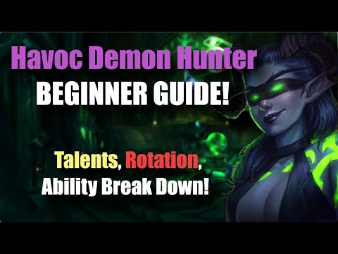 Havoc Demon Hunter BEGINNER GUIDE For Talents, Rotation, And More!