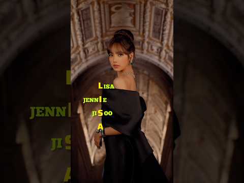 "L-I-S-A" Represented as BLACKPINK #jisoo #jennie #lisa #rosé #blackpink #shorts