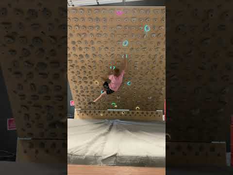 “Progressive boulders are awesome” v6 kilter board at 40 degrees
