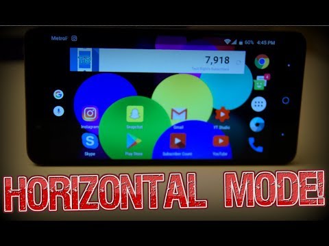 How To Enable Horizontal Mode On ZTE Blade Zmax
