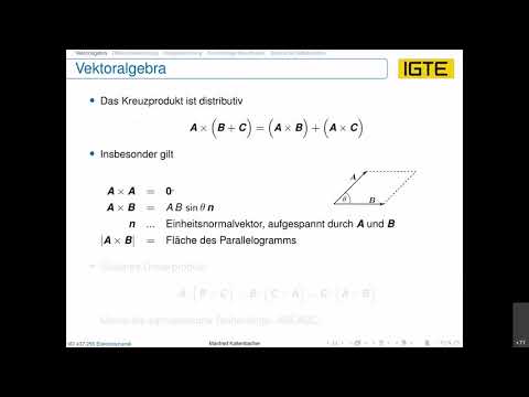 VO Elektrodynamik Vektoranalysis Teil1