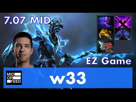 w33 Razor MID | EZ Game | 7.07 Update Patch Dota 2 Gameplay Pro MMR