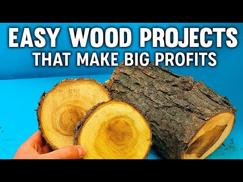 These 5 Wood Projects Make $1000+ a Month | Easy Woodworking for Profit