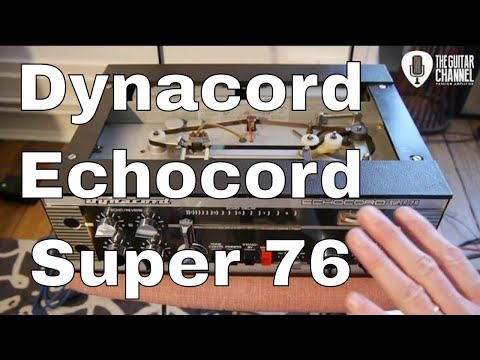 Review - Dynacord Echocord Super 76 - Studio tape echo and spring reverb