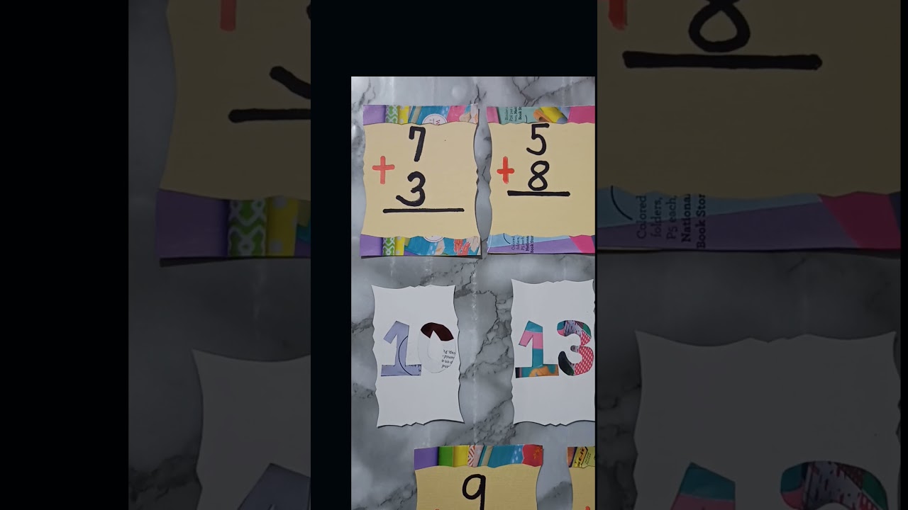 Simple Addition Flashcards #shorts