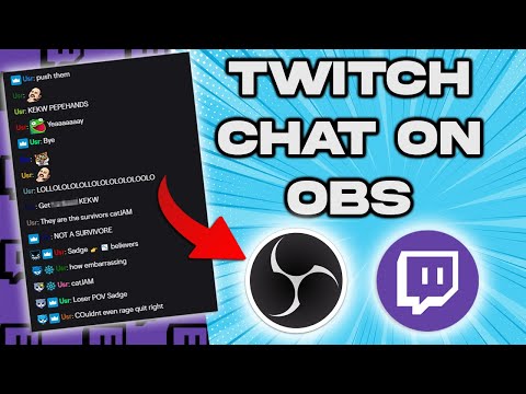 How To Add TWITCH CHAT To OBS STUDIO (in under 5 minutes)