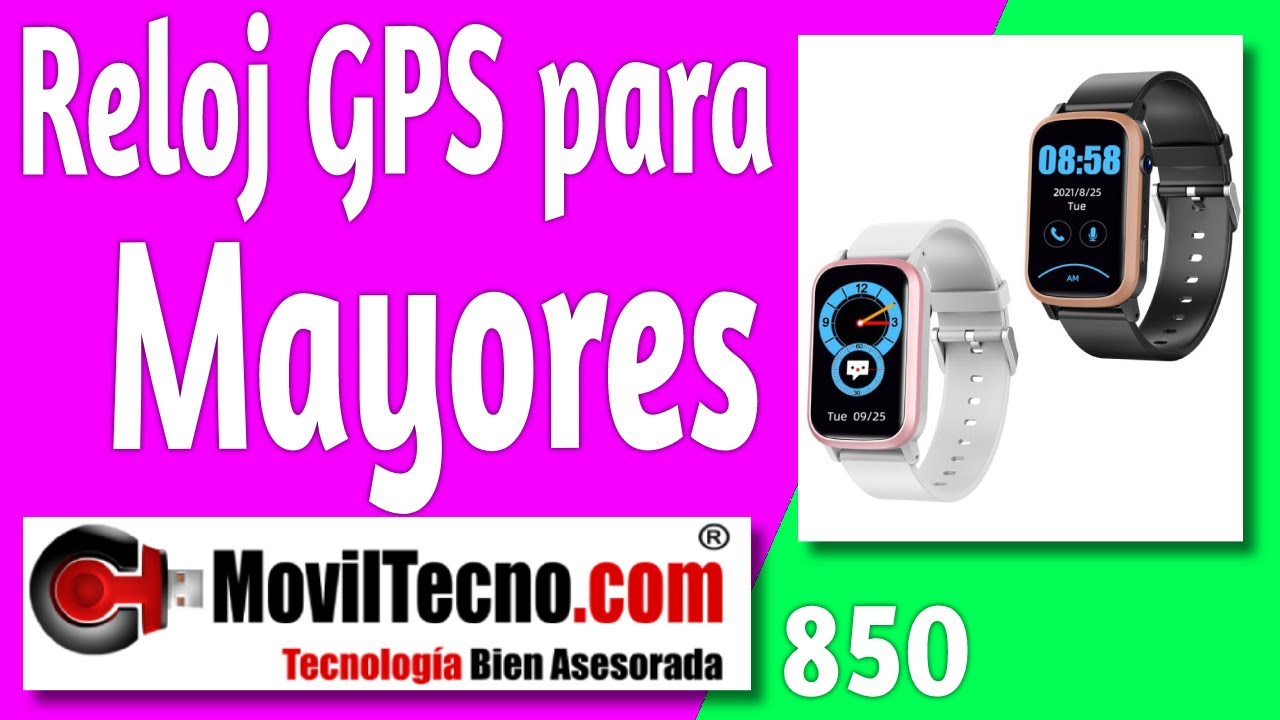 ✅ Relojes para personas MAYORES【 🔴 MovilTecno 850 】
