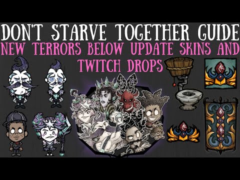 NEW Moon VS Shadow Skins & Twitch Drops! TOILETS! - Terrors Below Update - Don't Starve Together