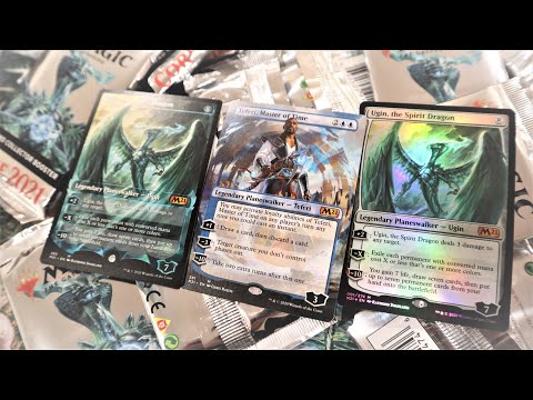MTG M21 collector booster box opening music video (double Ugin in a pack?!)