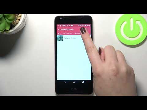How to block number in HTC Desire 628 | Blocking number in HTC Desire 628