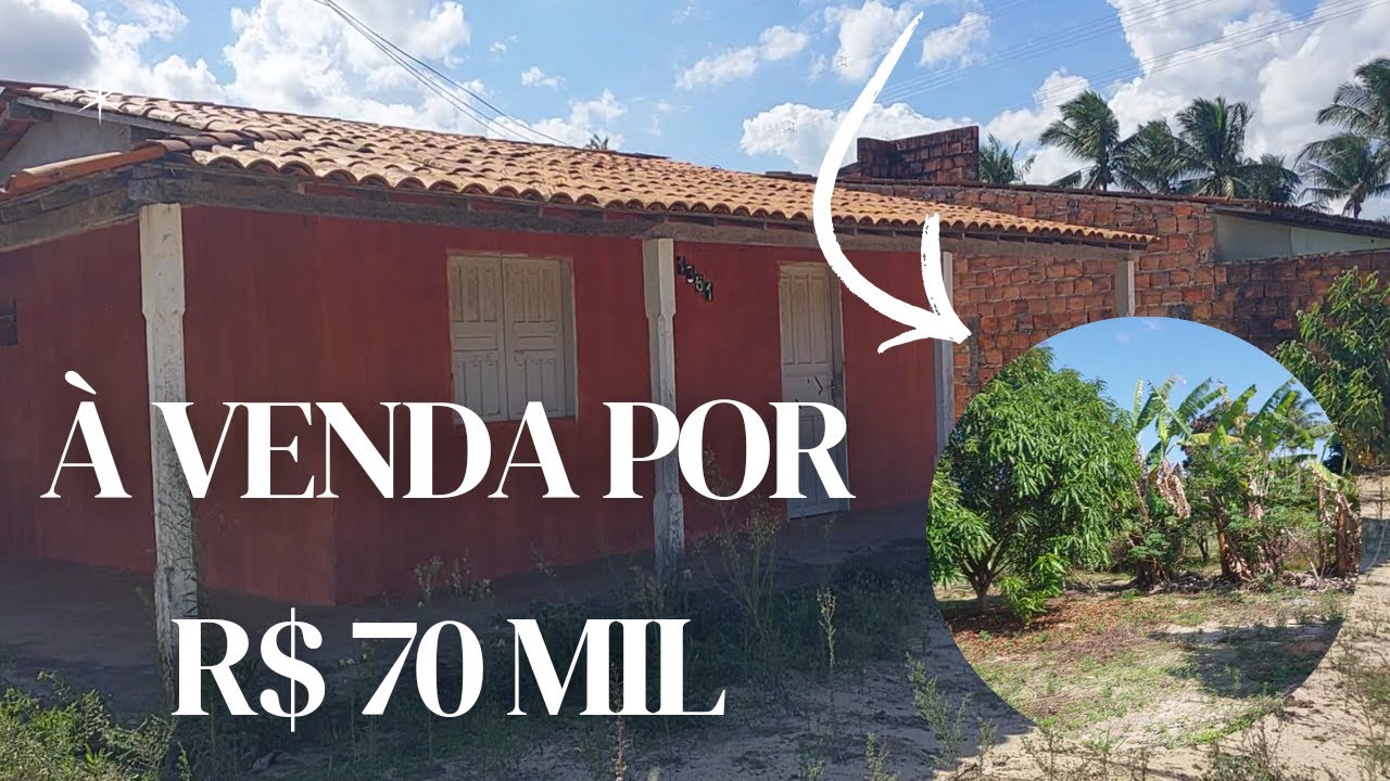 ESSA CHÁCARA FICA À 5 KM DA CIDADE DE SALGADO - SE E ESTÁ À VENDA COM ÓTIMO VALOR!