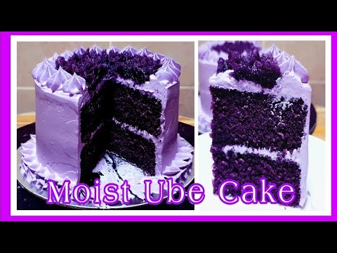 MOIST UBE CAKE / HOW TO MAKE MOIST UBE CAKE