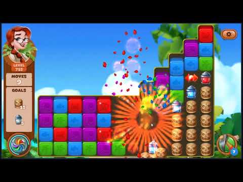 Lost Island Blast Adventure Level 715 - NO BOOSTERS 🏝️ | SKILLGAMING ✔️