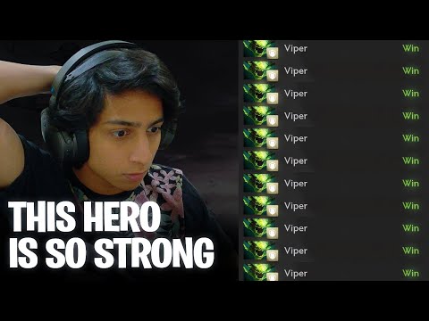 I tried Arteezy’s 80% winrate Viper Carry (Broken AF)