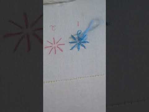 3 different way to make lazy daisy stitch for beginners# zali embroidery # viral # beginner