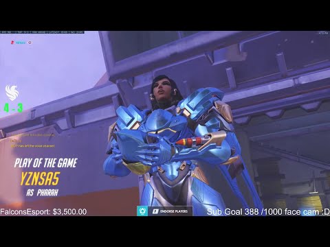 POTG! YZNSA PHARAH INSANE GAMEPLAY OVERWATCH SEASON 28 TOP 500