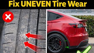 This Is Why Tesla Model Y Tires Wear Out (Perfect Alignment Fix)