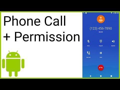How to Make a Phone Call from Your App Permission Request Android Studio Tutorial