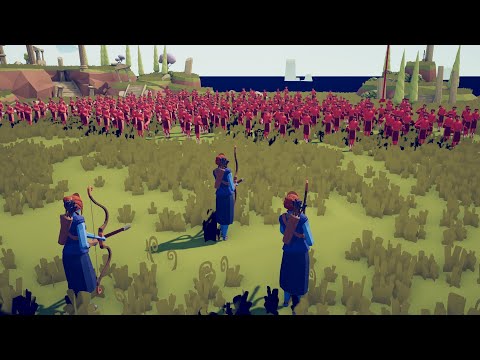 150x ALL FACTION vs 3x ARTEMIS - Totally Accurate Battle Simulator | TABS