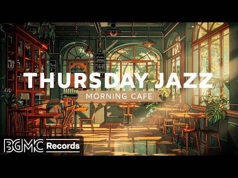 THURSDAY JAZZ: Relaxing Jazz Music ☕ Bossa Nova Instrumental Music & Cozy Coffee Shop Ambience