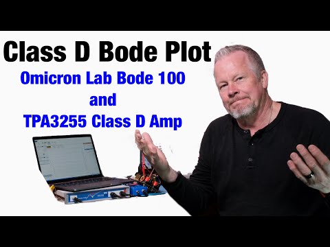 Class D Amplifier TPA3255 Bode Plot with Omicron Lab Bode 100 #Omicronlab #TPA3255 #bode100