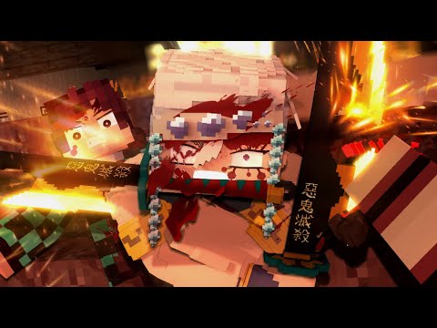Demon Slayer 2 Final Fight - Minecraft Animation [SUB]
