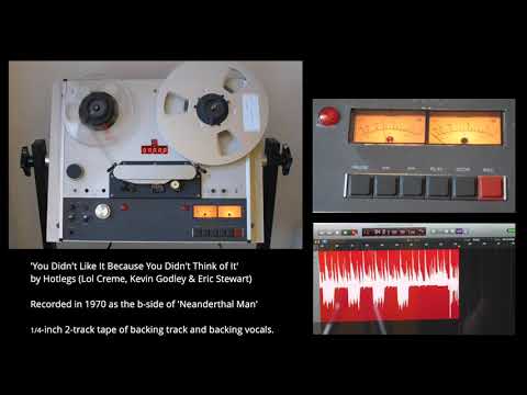 10cc Bake-off #2: Hotlegs - You Didn't Like It Because You Didn't Think of It - unearthed rare tape