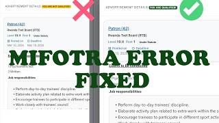 Uko Wakemura “Not Qualified” kuri MIFOTRA mu Gusaba Akazi byoroshye (2026)