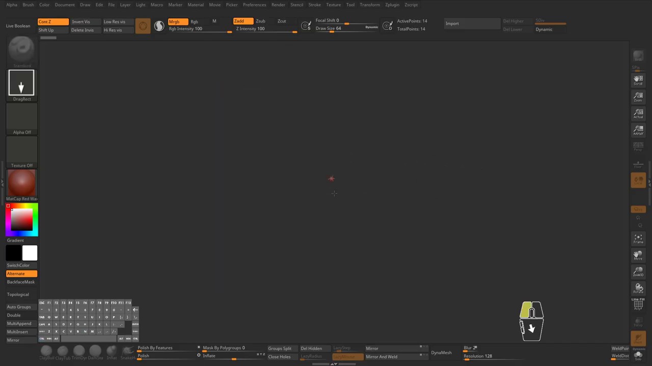 Zbrush Tutorial - Edit Mode And Working With Subtools