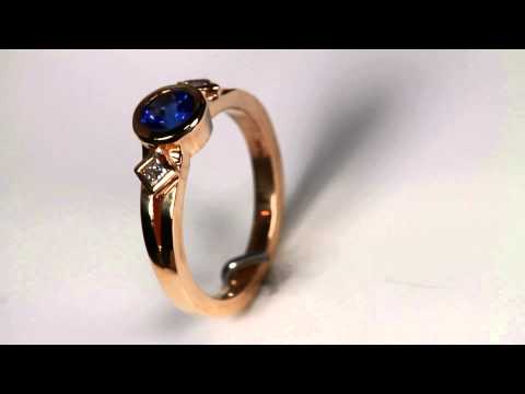 Tanzanite Ring in Yellow Gold
