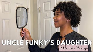 Type 4 Hair Wash Day Using All Uncle Funky's Daughter Products | Gabrielle Ishell