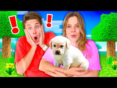 NINNA E MATTI'S NEW DOG!! *SURPRISE* MINECRAFT
