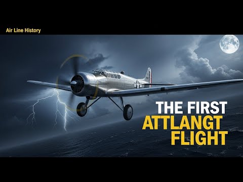 The First Flight Across the Atlantic   #air #history #aviation