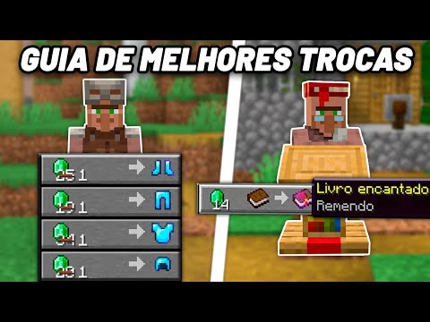 AS MELHORES TROCAS de TODAS AS PROFISSÕES dos VILLAGERS no Minecraft 1.21