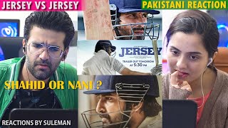 Pakistani Couple Reacts To Jersey Trailer | Comparison | Shahid Kapoor Or Nani ?  Mrunal Thakur