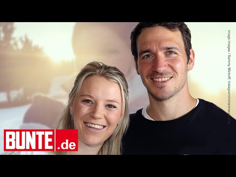 Miriam & Felix Neureuther – Verschmuster Schnee-Spaziergang mit Baby Leo