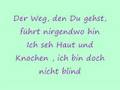 LaFee - Du bist schön (lyrics) 