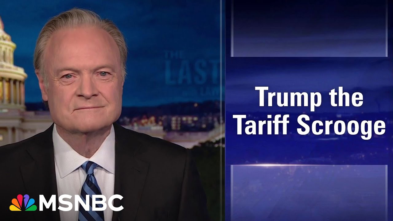 Lawrence: 'Tariff scrooge' Trump is already killing U.S. jobs and has the worst 100-day polling ever