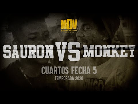 MONKEY VS SAURON - Cuartos Fecha 5 (Temporada 2020) - Maestros Del Verso