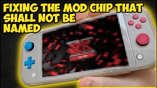 The first Nintendo Switch I ever hard modded!