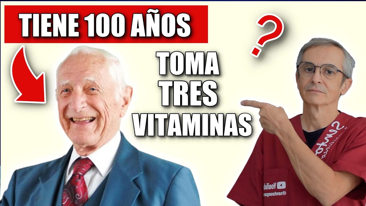 3 MEJORES VITAMINAS contra el ENVEJECIMIENTO que toma el Dr. John Scharffenberg de 100 AÑOS