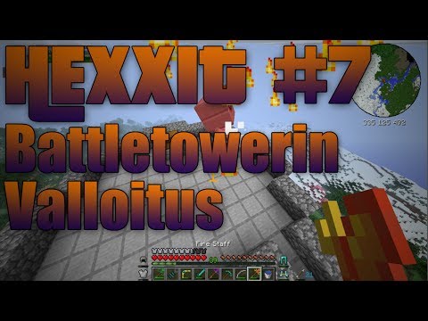 Minecraft Hexxit Let's Play - Osa 7 - Battletower Bossi! + Hullut Lootit!
