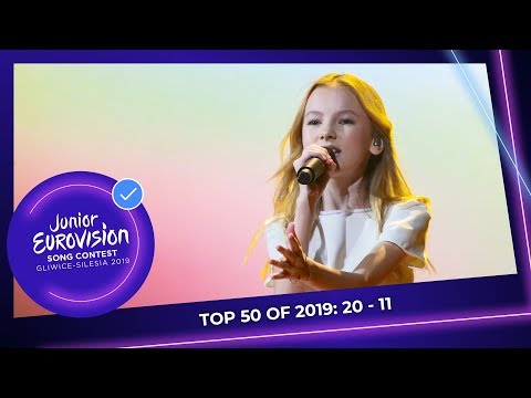 TOP 50: Most watched in 2019: 20 TO 11 - Junior Eurovision Song Contest