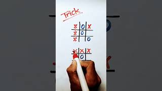 Tic Tac Toe Game l Tricks &amp; win #shorts