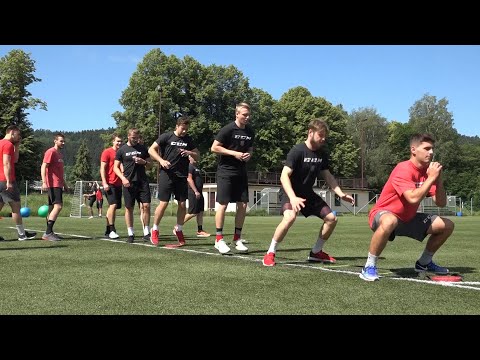 A-tým Mountfieldu HK na soustředění v Ústí nad Orlicí