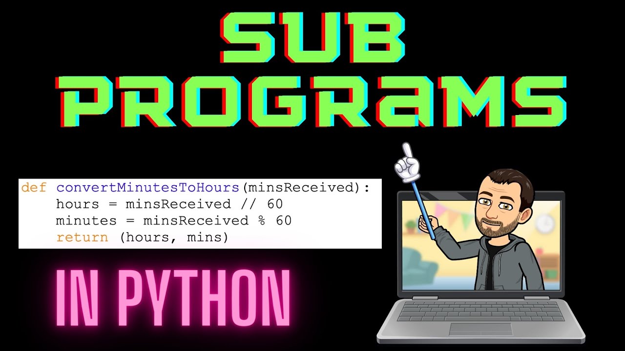 Subprograms | GCSE Computer Science Paper 2 | 2022