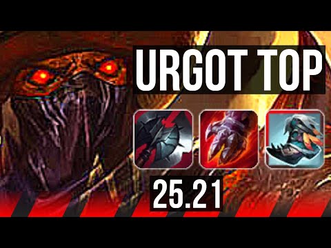 URGOT vs YORICK (TOP) | EUW Master | 25.21